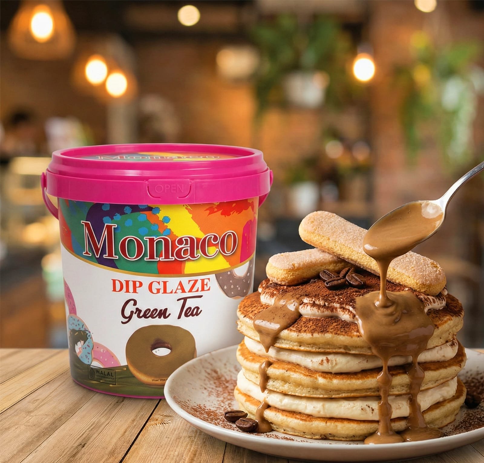 Monaco glaze greentea