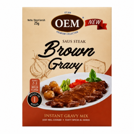 Premium Instant Brown Gravy Mix Sauce Steak - OEM Collection No. 1