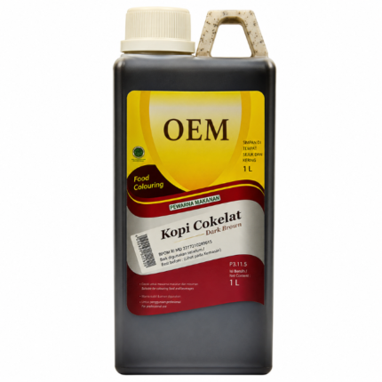Premium Koepoe Koepoe Dark Brown Food Colouring 1L