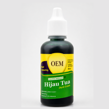 Premium Dark Green Food Coloring 30ml – 100% Natural, OEM Liquid