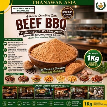 Premium Beef BBQ Seasoning Powder – 1 Pack, 200g of Smoky Flavor
