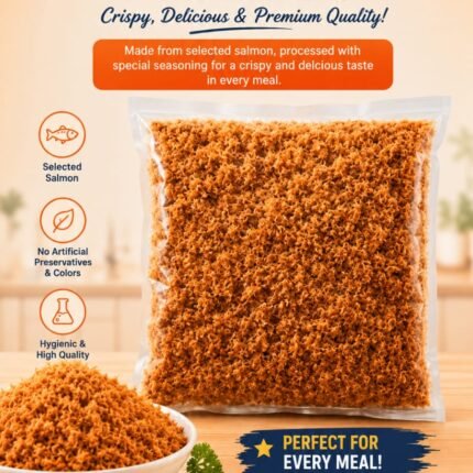 Premium Salmon Flakes 1 kg – High-Quality Topping Ingredient