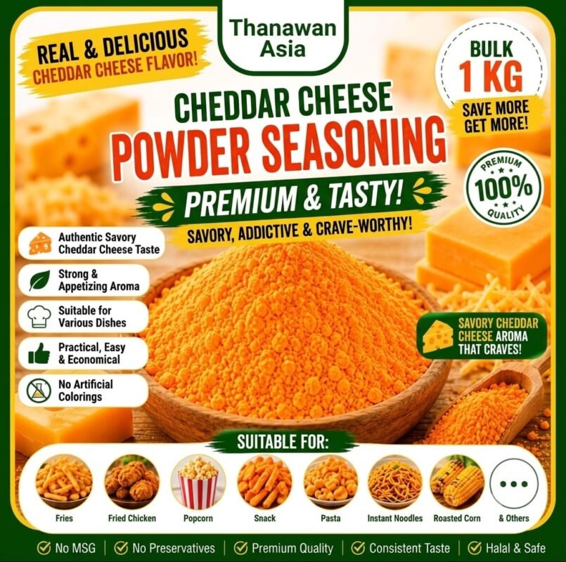 7 Manfaat Bumbu Bubuk Keju Cheddar untuk Camilan & Bisnis